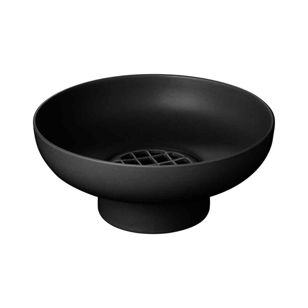 Vas i keramiskt material designad av Kazushige Miyake. Mått: Ø21 cm / H21 cm. Material: Keramik. Färg: Svart.