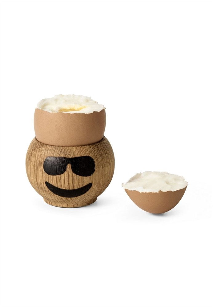 Äggkopp. Färg: Natur. Mått: L5,5 cm / B5,5 cm / H4 cm. Material: FSC ek. Designer: mencke&vagnby