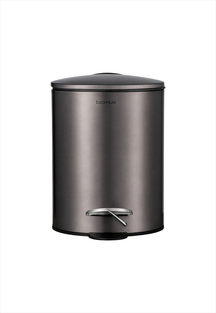 Tubo Pedalhink 3L Burned Metal. Mått: Höjd 24,5 cm, Ø 17 cm. Material: Titanlackerat stål/plast