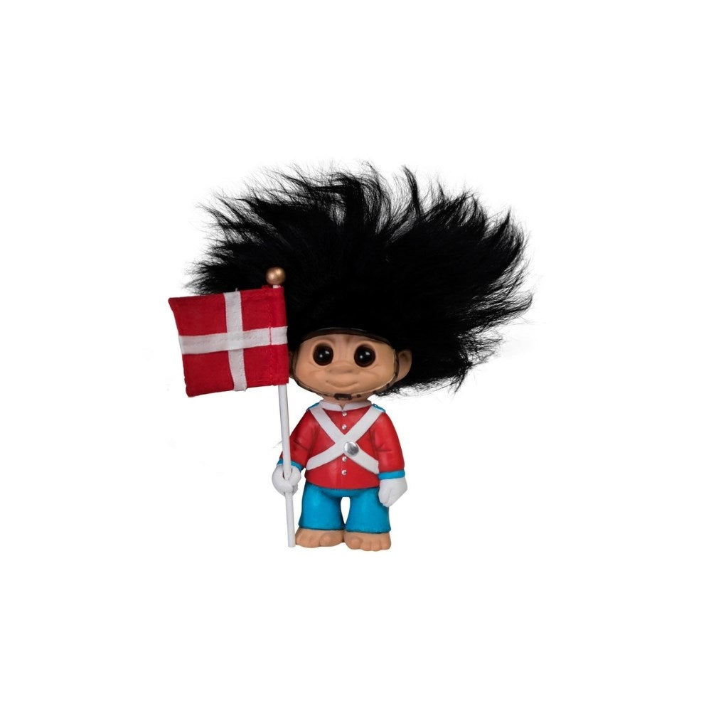 Lyckotroll Royal Guard. Vardagstroll. Höjd: 9 cm. Material: Polyresin, fårskinn.