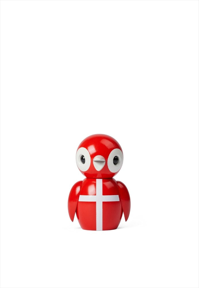 Trädekoration Spring birds. Färg: Röd. Mått: L4,5 cm / B4,2 cm / H6,5 cm. Designer: Chresten Sommer