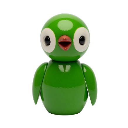 Trädekoration Spring birds. Färg: Grön Mått: L4,5 cm / B4,2 cm / H6,5 cm.