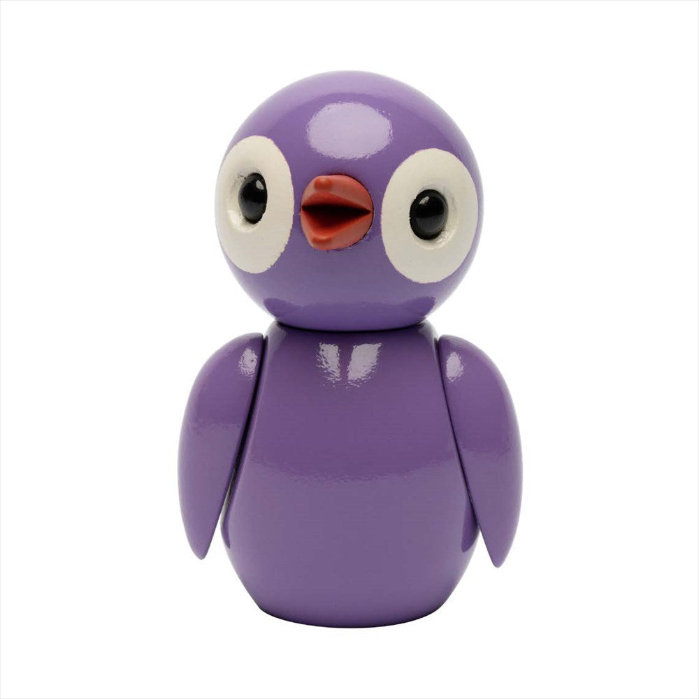 Trädekoration Spring birds. Färg: Lila Mått: L4,5 cm / B4,2 cm / H6,5 cm.