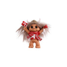 Lyckotroll Roligan. Vardagstroll. Höjd: 9 cm. Material: Polyresin, fårskinn.