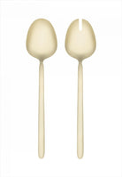 Salladsbestick 2 delar. Material: Rostfritt stål (pulverlackerat). Färg: Champagne