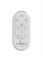 Fjärrkontroll för Unique Candles LED-ljus. Färg: Vit