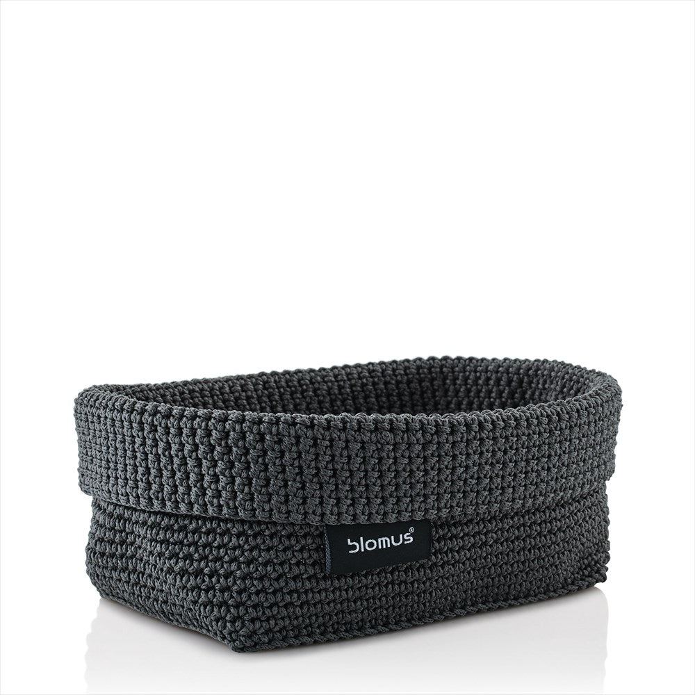 Korg. Large: H 9 cm, B 12 cm, L 20 cm. Anthracite.