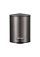 Tubo Pedalhink 3L Burned Metal. Mått: Höjd 24,5 cm, Ø 17 cm. Material: Titanlackerat stål/plast