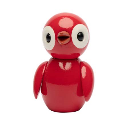 Trädekoration Spring birds. Färg: Röd Mått: L4,5 cm / B4,2 cm / H6,5 cm.
