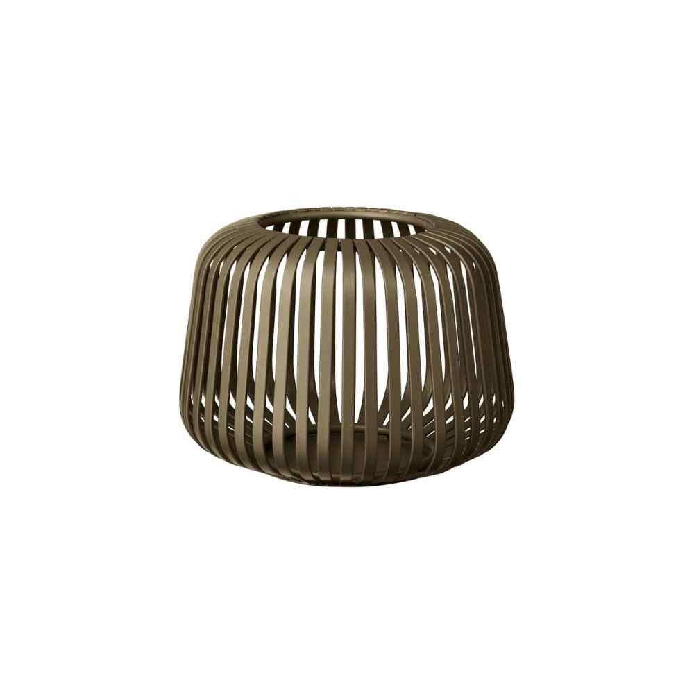 Lito Ljuslykta X-small från Blomus. Mått: H10cm B14cm L14cm. Material: Pulverlackerat stål. Färg Burned Metal.