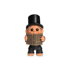 Lyckotroll H.C. Andersen. Konsttroll. Höjd: 9 cm. Material: Polyresin, fårskinn. 