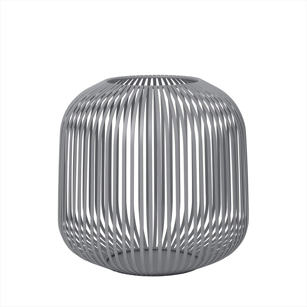 LITO, Pure Home Deco. Lanterna, medium. Färg: Steel Gray. Material: Pulverlackerat stål. Mått: H 27 cm, B 27 cm, D 27,5 cm.