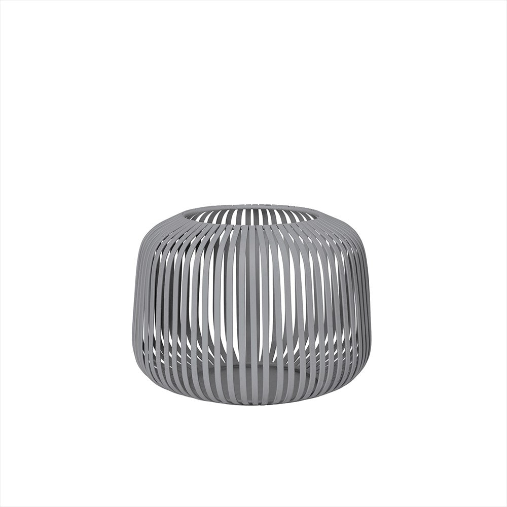Lanterna, Xsmall. H 10 cm, O 13,5 cm. Pulverlackerat stål. Färg: Steel Gray.